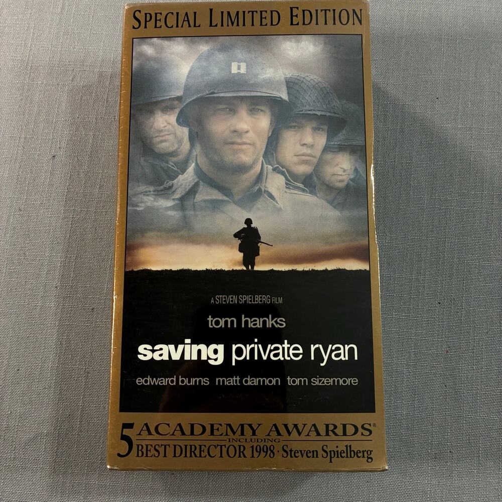 Saving Private Ryan Special Limited Edition VHS Sealed 2 Tape Set
